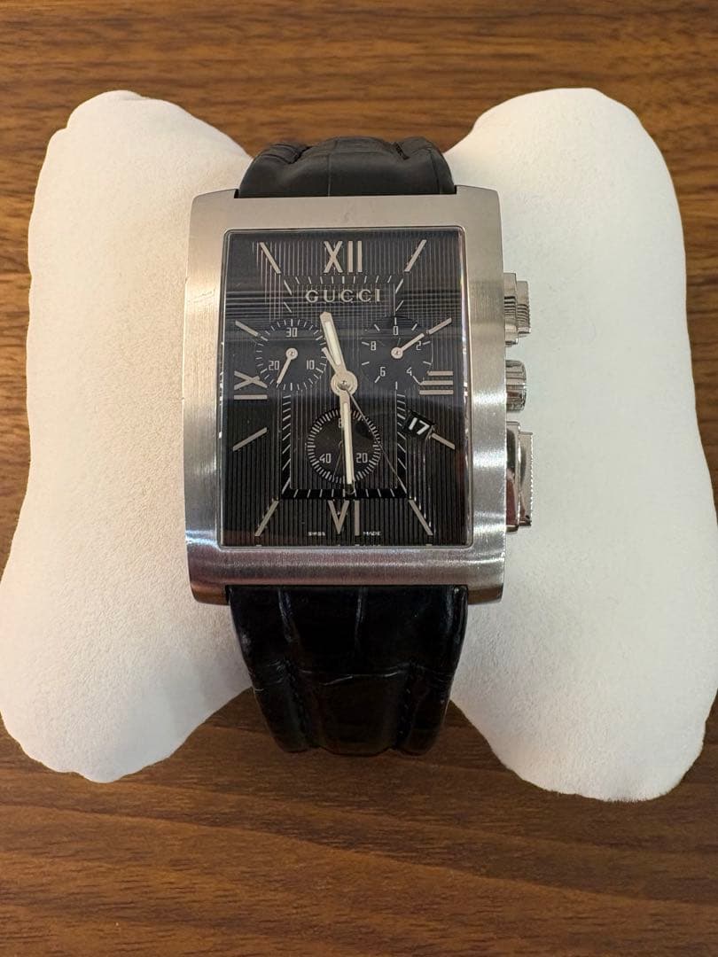 【正規品】GUCCI グッチ 8600M クロノグラフ メンズ 腕時計 不動品