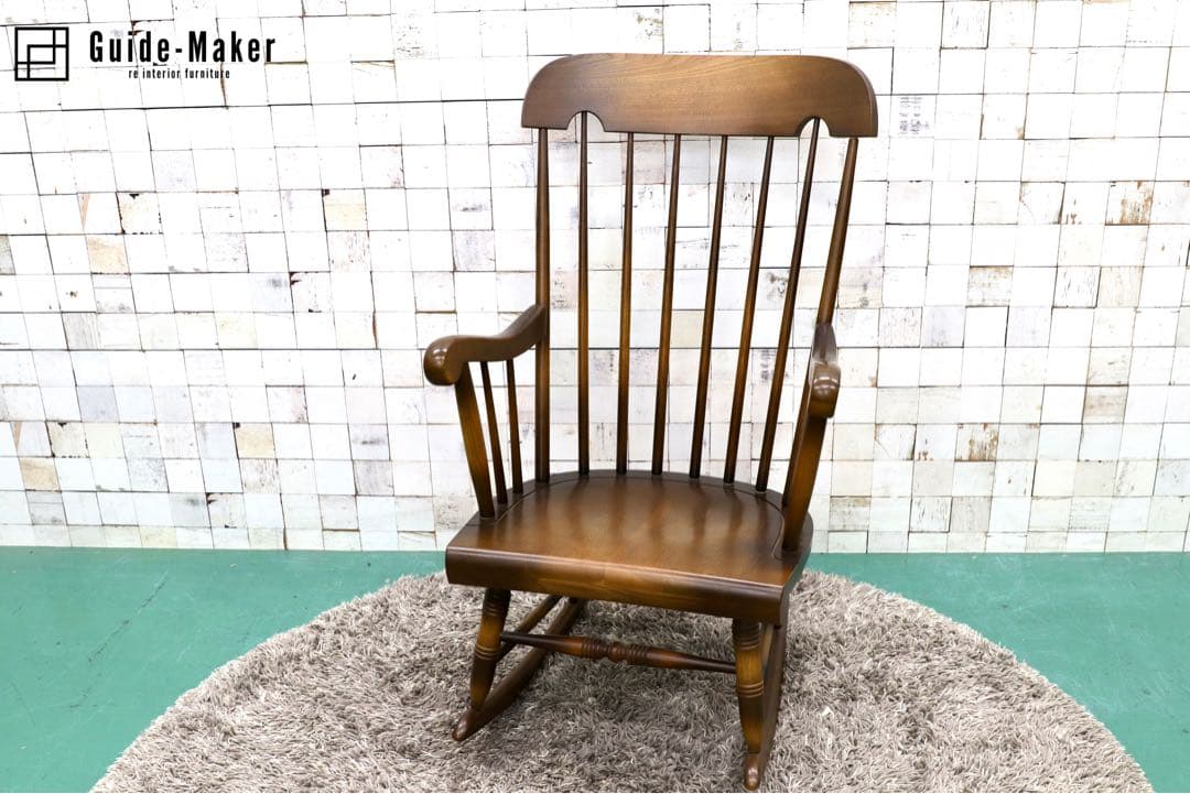 GMGT32○飛騨産業 / HIDA キツツキ ロッキングチェア 揺り椅子 飛