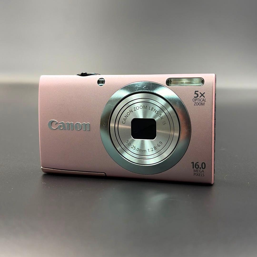 Canon PowerShot A2400IS ピンク コンパクトデジタルカメラ