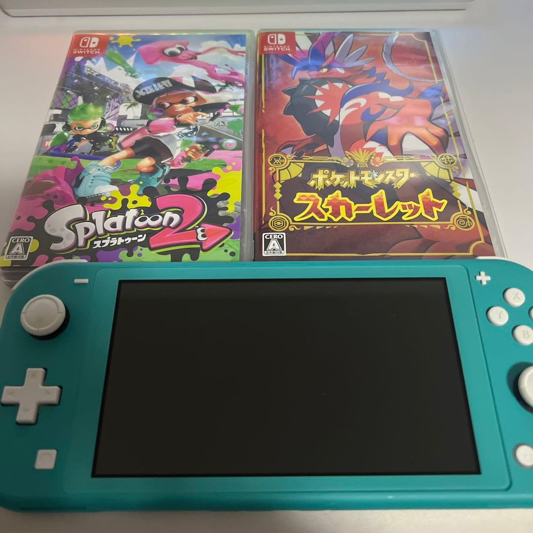 任天堂Switchライト　スカーレット　スプラトゥーン2