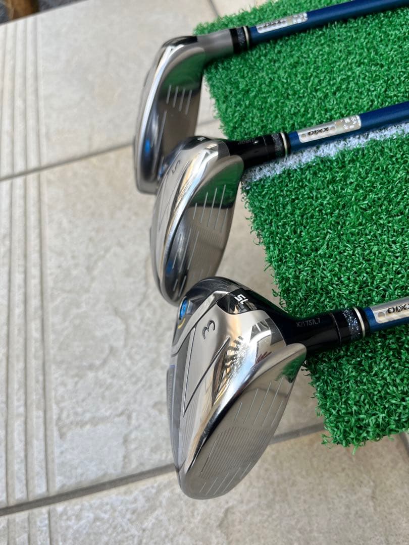 ゼクシオ11 レフティ FW#3,#5,UT4 3本セット