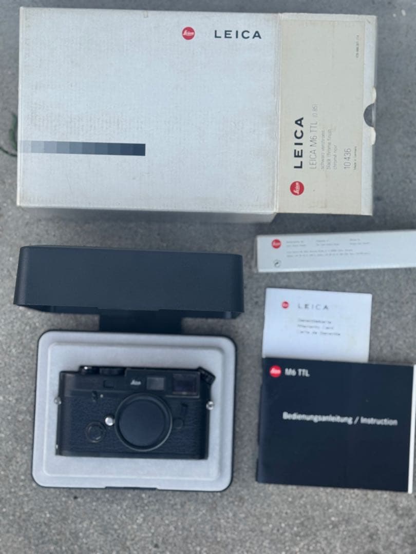 【希少】LEICA M6 TTL (0.85) black chrome
