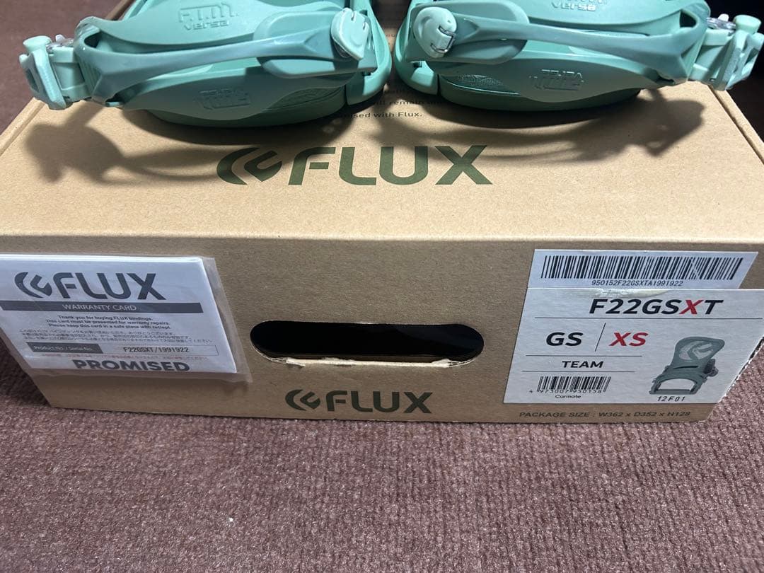 ち*い様 FLUX F22GSXT ビンディング XS ミントグリーン GS