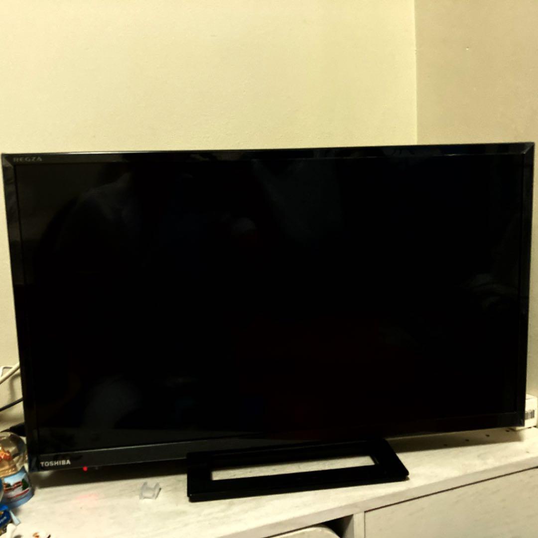 【美品】TOSHIBA 液晶テレビ　モニター　24インチ　REGZA テレビ線付