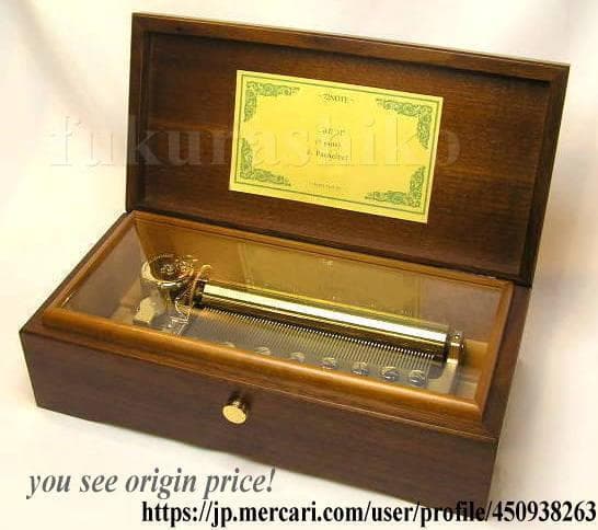 新品72弁 新入荷 パッヘルベル♪カノン（３パーツ）オルフェウス720オルゴール