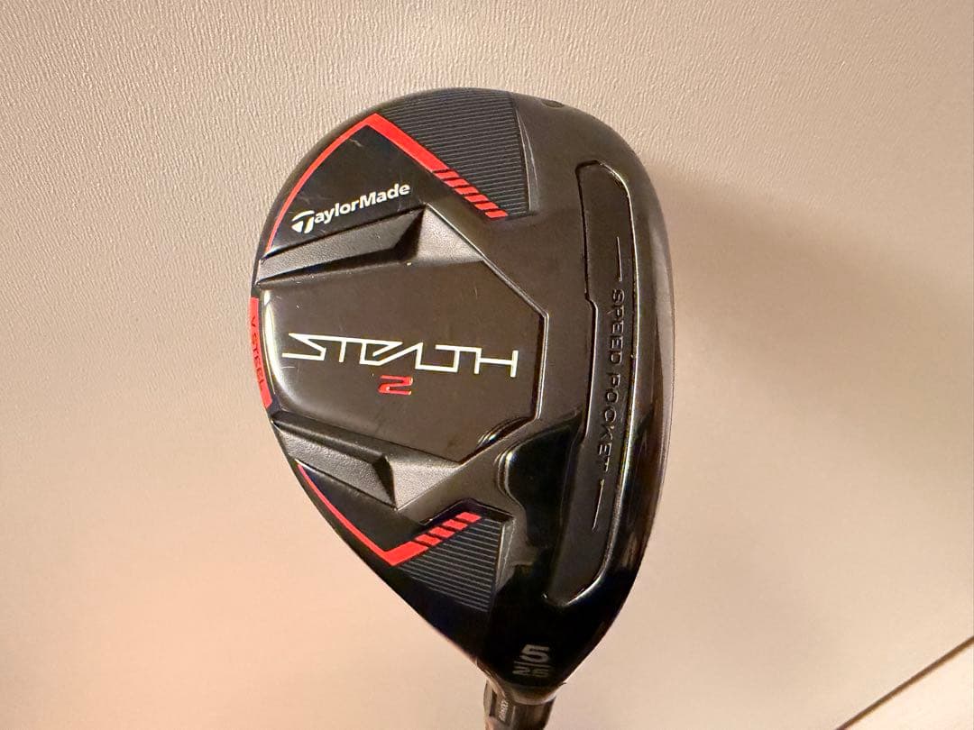 美品カーボンステルス２レスキューUT5番S　TENSEI RED TM60