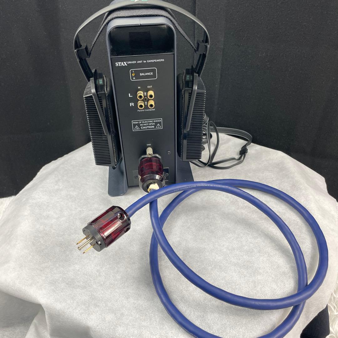 STAX.SRM-300、ヘッドフォンSR-202、オヤイデ電源ケーブル