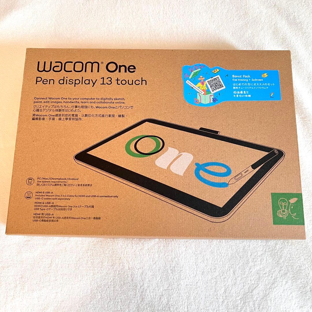 Wacom One Pen display 13 Touch 液晶ペンタブレット