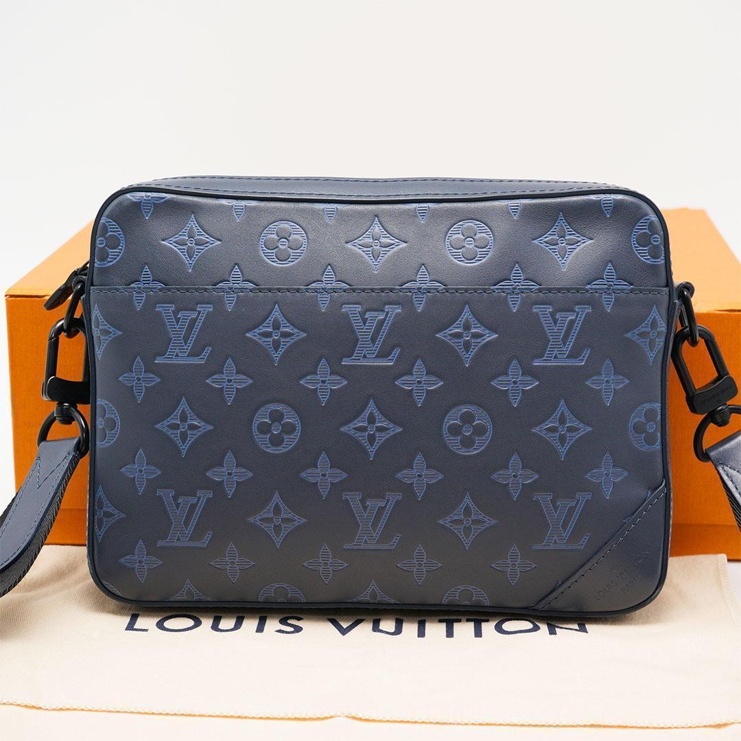 【極美品】ルイヴィトン モノグラムシャドウ デュオ メッセンジャー M45730