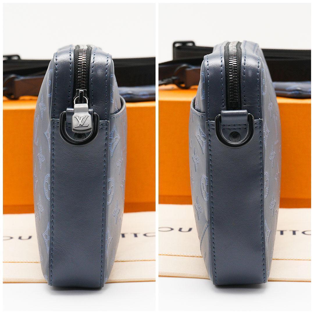 【極美品】ルイヴィトン モノグラムシャドウ デュオ メッセンジャー M45730