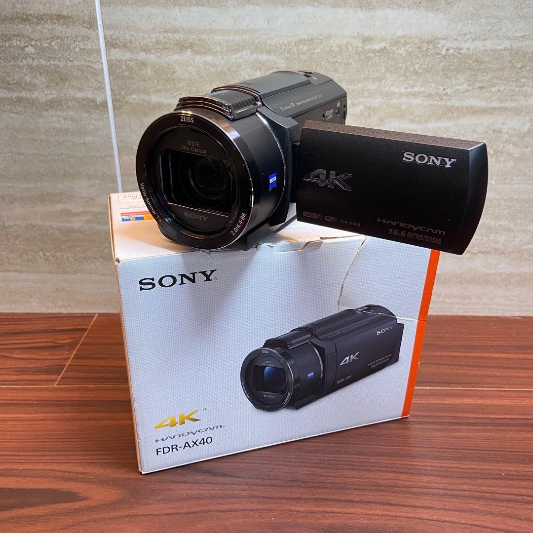 SONY FDR-AX40 ビデオカメラ ほぼ新品 3827