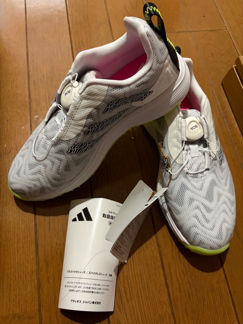 新品★adidas コードカオス ゴルフシューズ 23.0cmジュニアサイズ