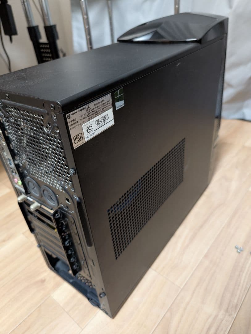 【中古】ミドルタワーPCケース_マザーボード_CPU_メモリ_クーラー_その他