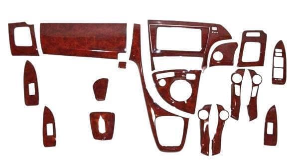 プリウス トヨタ用　ZVW30系 3Dインテリアパネル 19P 　茶木目