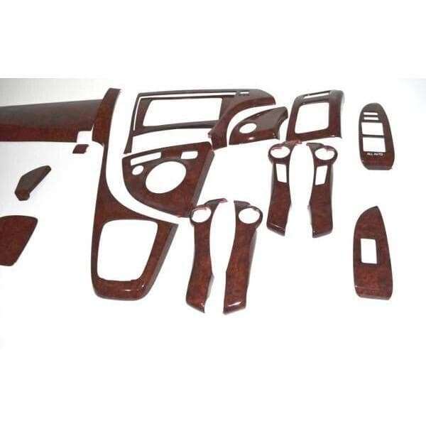 プリウス トヨタ用　ZVW30系 3Dインテリアパネル 19P 　茶木目