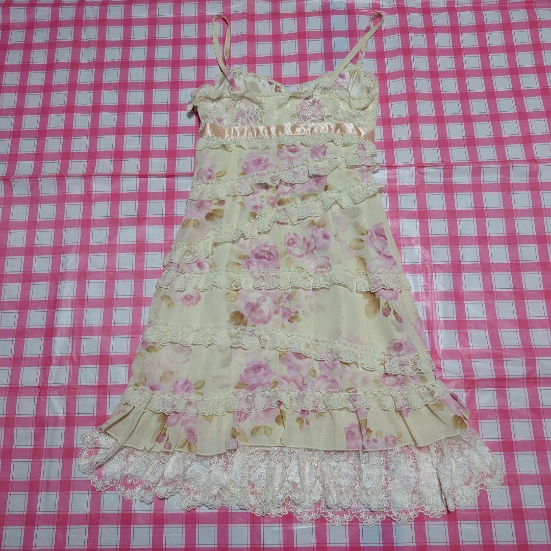 ディアマンテ ぼかし薔薇 お嫁ワンピ 36