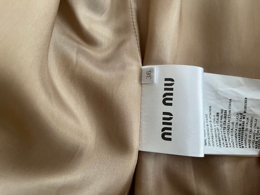 miumiu ダッフルコート　ミュウミュウ　ダッフル