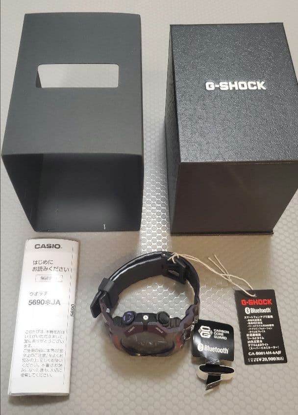 CASIO カシオ G-SHOCK GA-B001AH-6A　パープル　美品