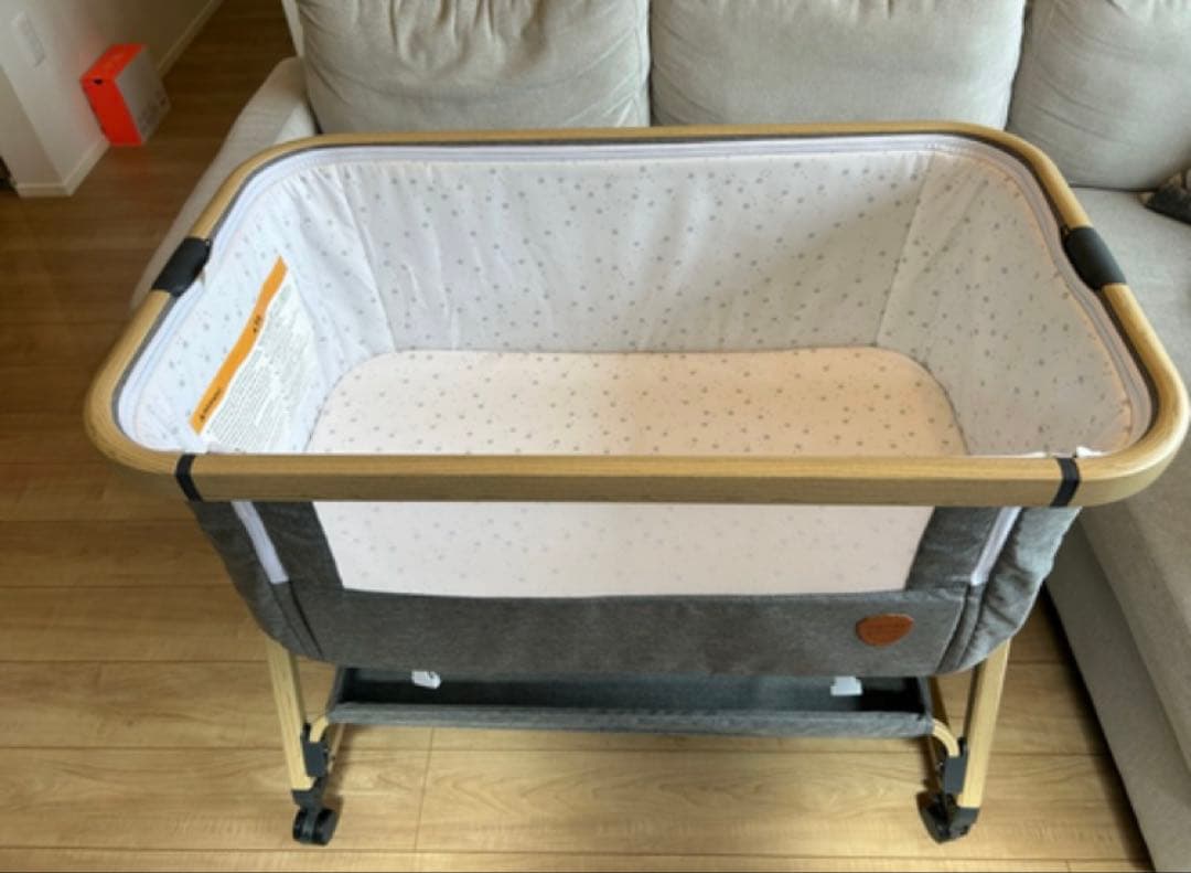 16日まで限定　ベビーベッド 添い寝ベット Maydolly 折りたたみベット