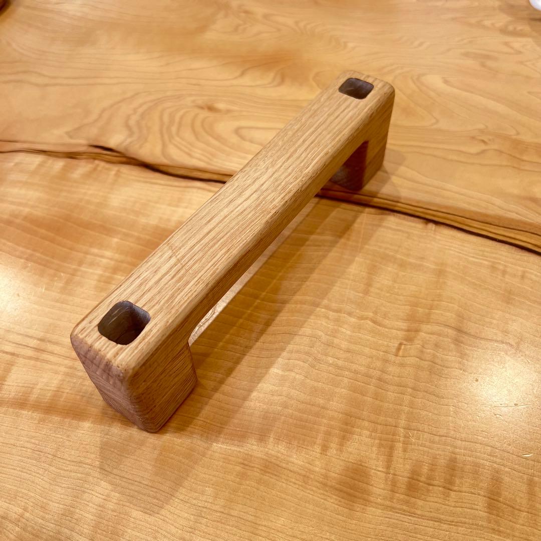 木製アシストグリップ3個(チェスナット) ハイエース用