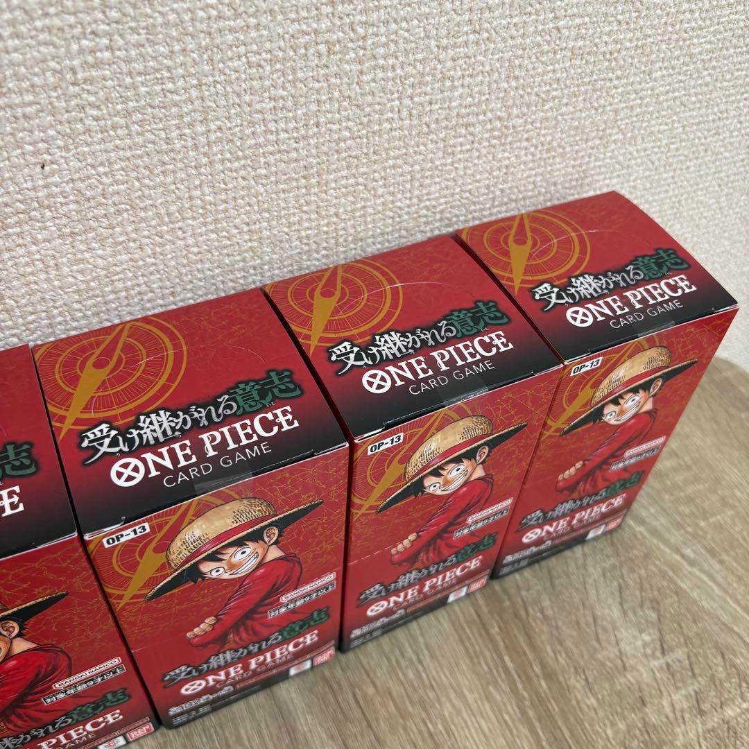 受け継がれる意志6BOX テープ付き　ワンピースカードゲーム