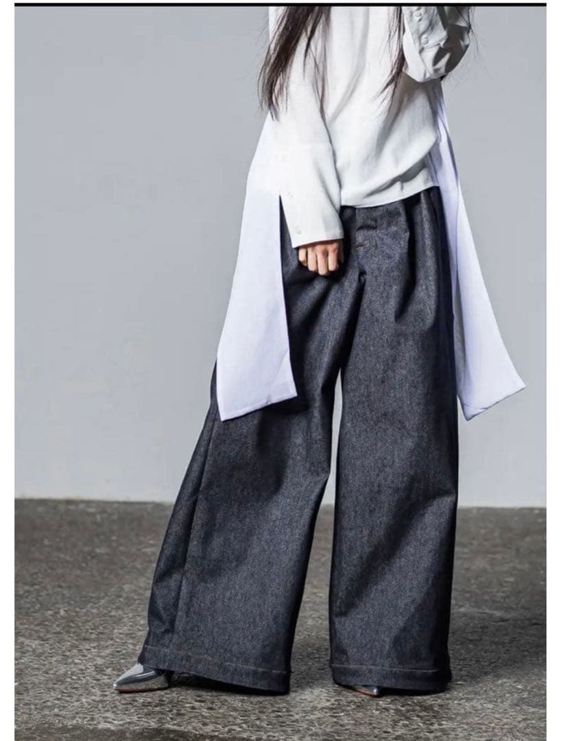 Lig. リグドット wide denim Ｍサイズ