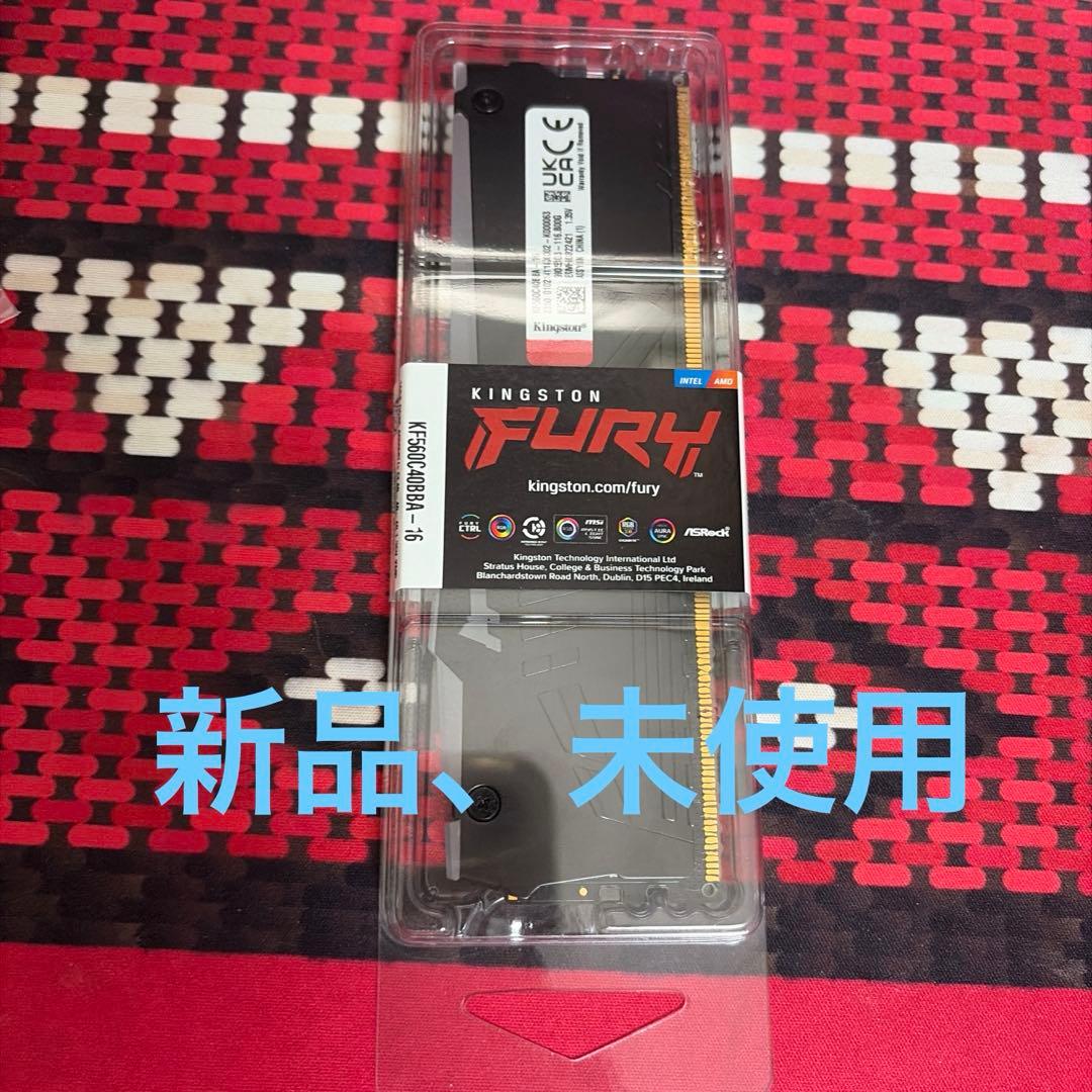 Kingston FURY RGB DDR5 6000MT/s 16GBx1枚