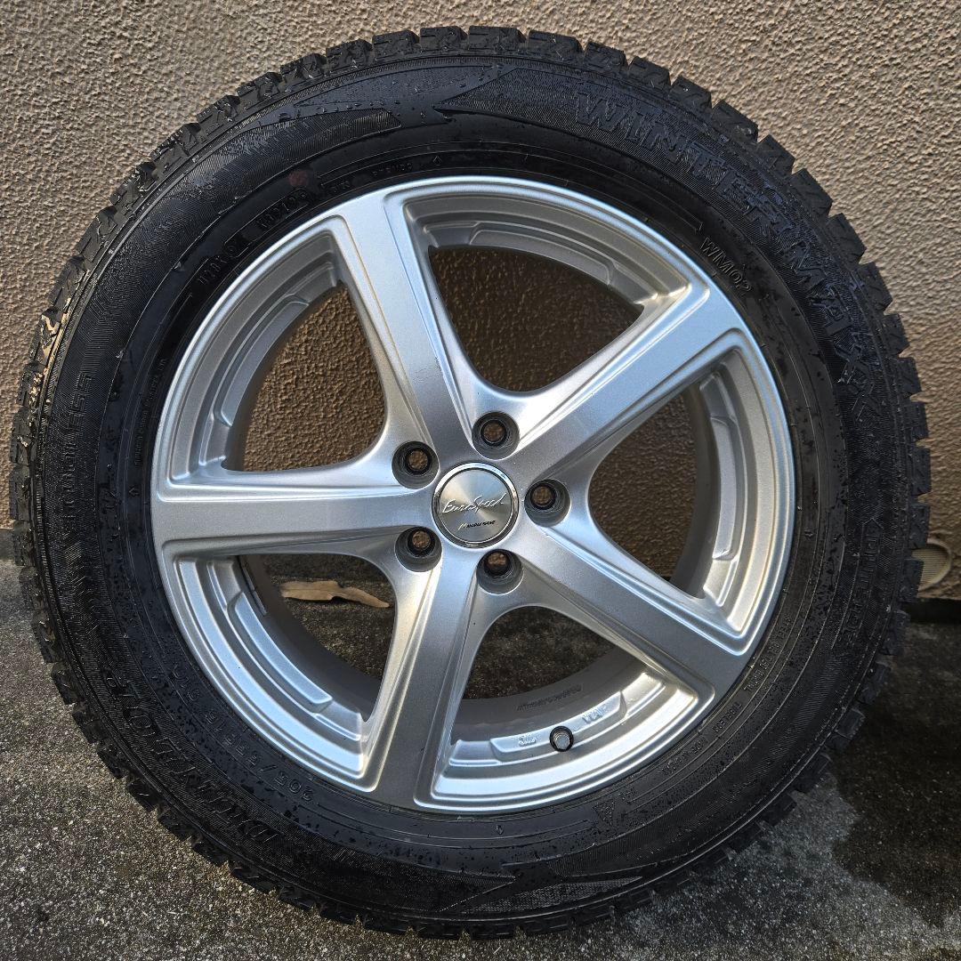 【菜園K】205/55R16 スタッドレスタイヤセット 16インチ