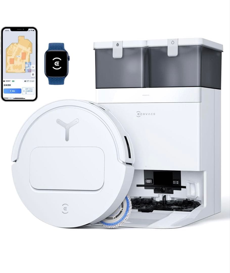 2025最新 超薄型ECOVACS(エコバックス) T50 OMNI