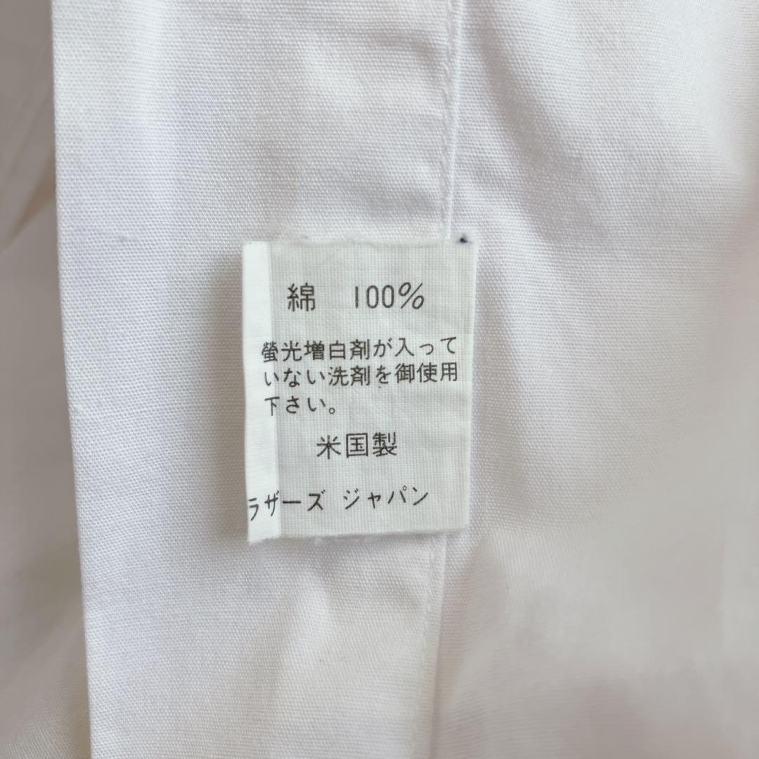 ブルックスブラザーズ　シャツ　長袖　ホワイト　USA製　17-2