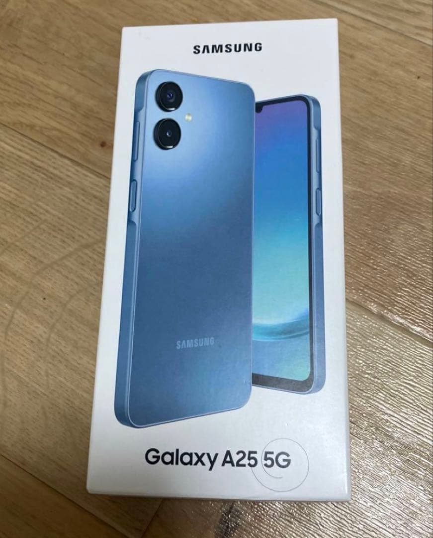 Samsung Galaxy A25 5G 本体 青　新品
