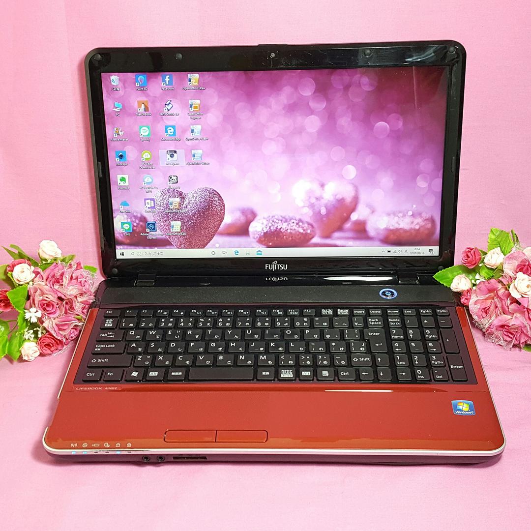 ❇レッド❇Win10❇HDMI&テンキ❇メモリ4G❇WEBカメラ❇テレワーク可能