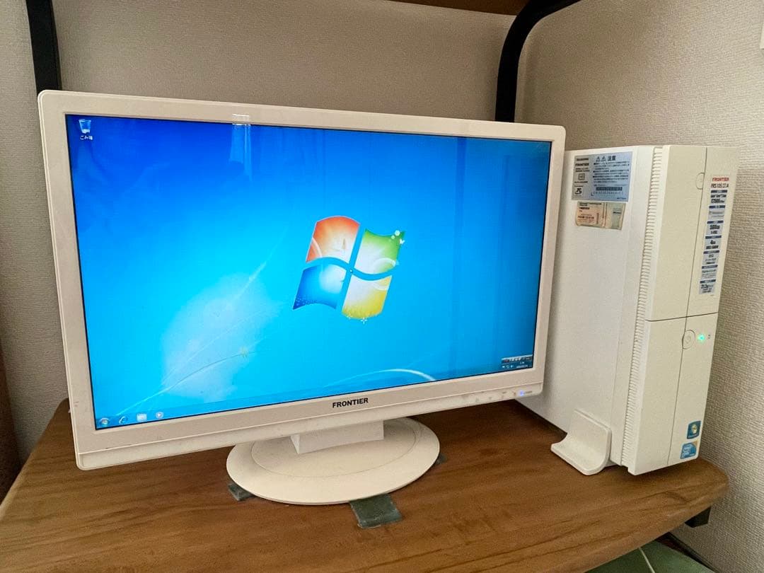 【中古】FRONTIER FRS105/21AデスクトップPC&21.5モニター