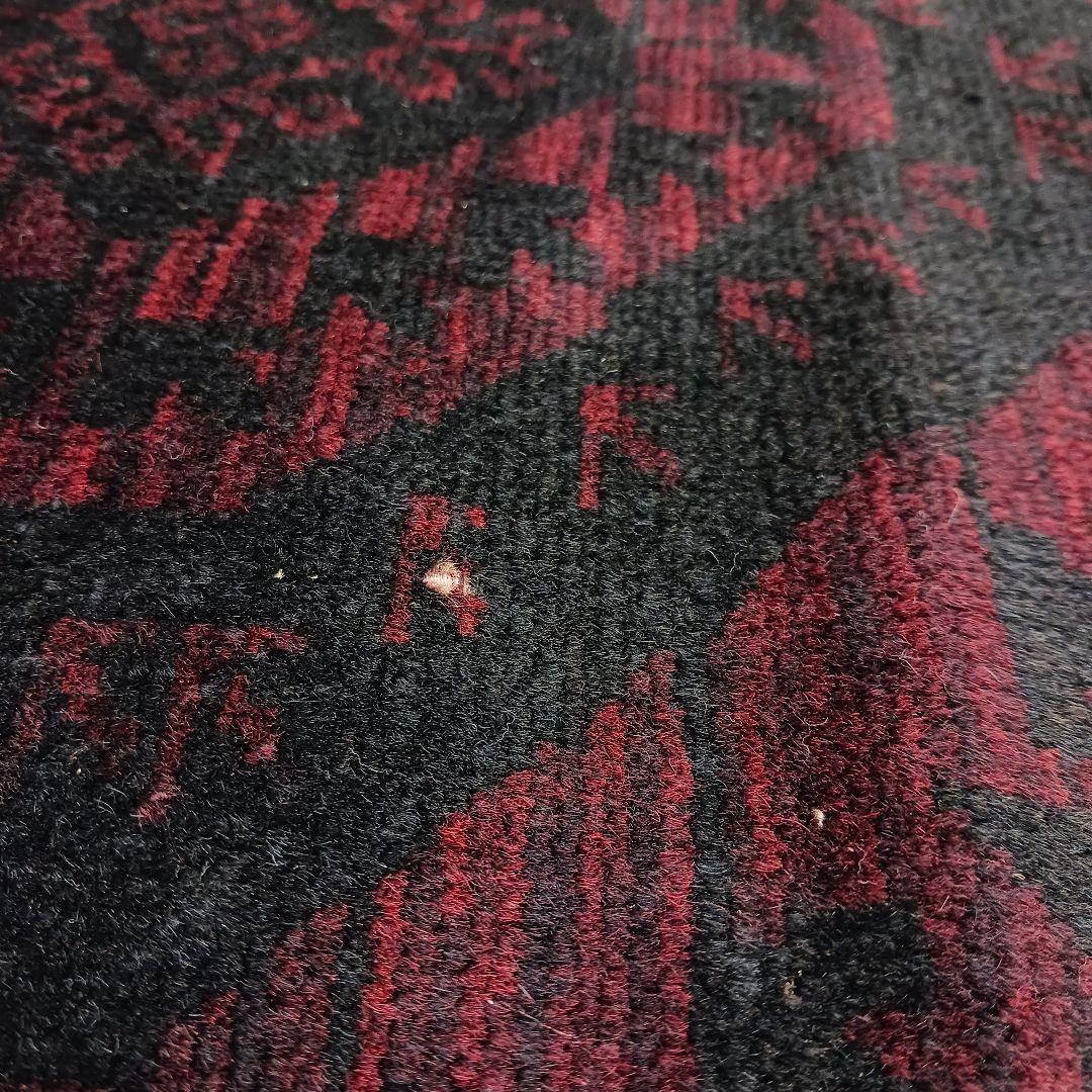 Y2477 トライバルラグ バルーチ 手織り ウール100% 絨毯