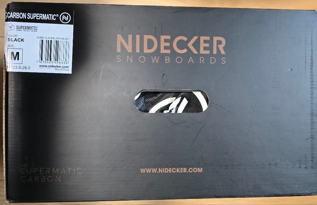 NIDECKER SUPERMATIC CARBON ビンディング M ブラック