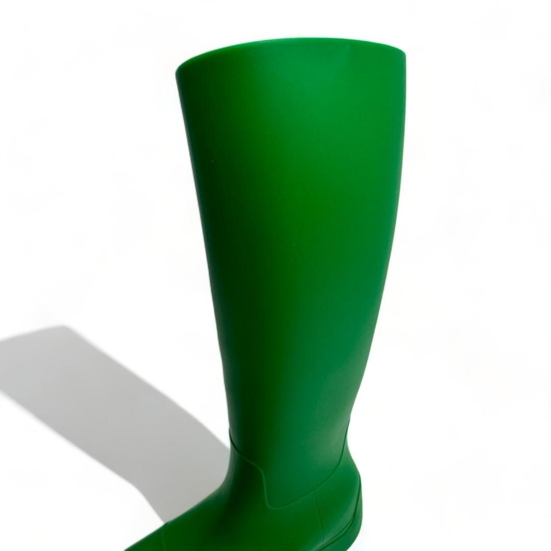 ❣️新品 ボッテガ❣️ パドル グラス グリーン ロング レインブーツ 24cm
