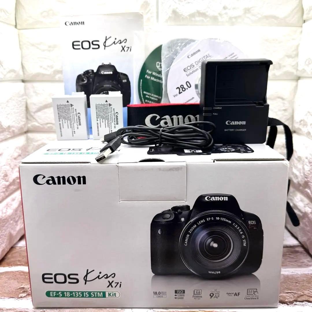 Canon EOS Kiss X7i 手ぶれ補正レンズ　元箱付き