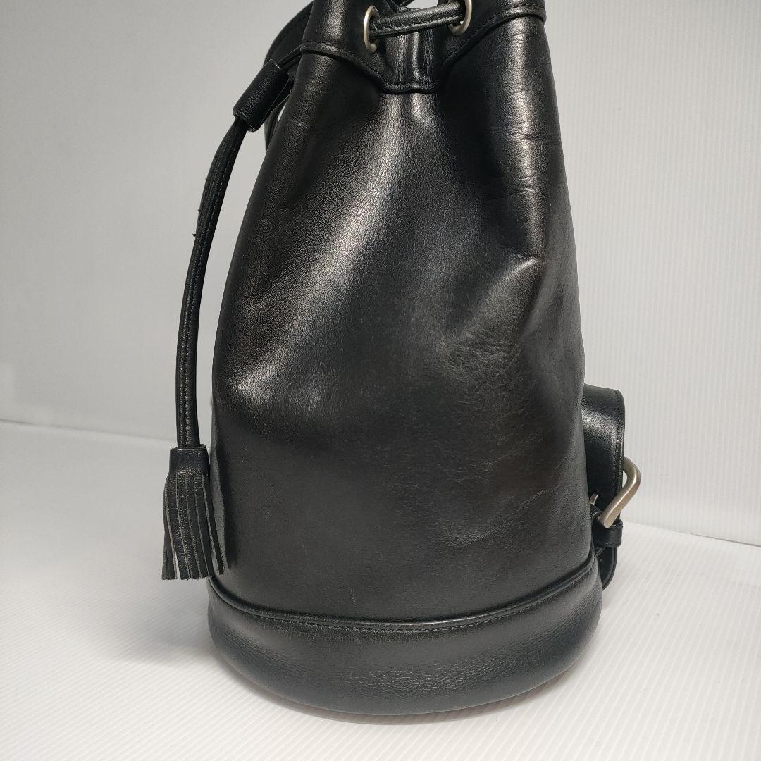 【美品✨️】agnes b.ボヤージュ　プレッションショルダーバッグ巾着　本革