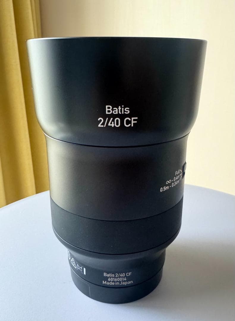 【ポップアップ】【美品】Zeiss Batis 2/40 ソニーE レンズ