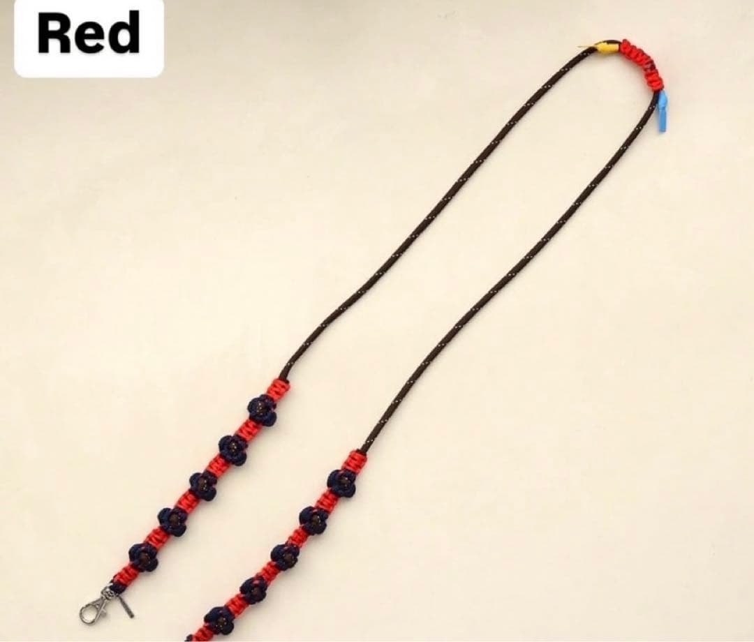 gypsohila ジプソフィア携帯ストラップロング　レッド