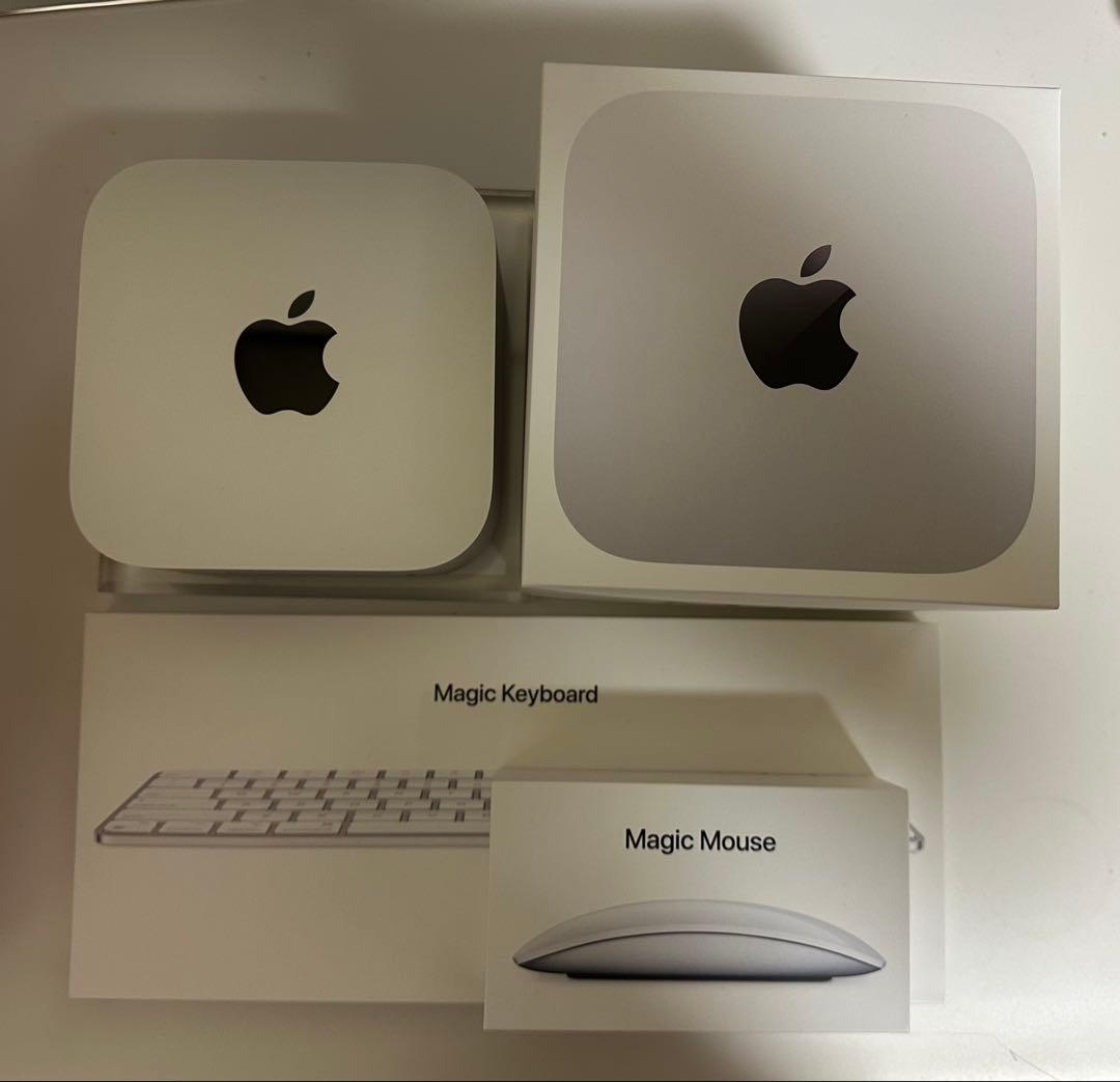 M4 Macmini 16G 256G +純正マウス・キーボード【ほぼ新品】