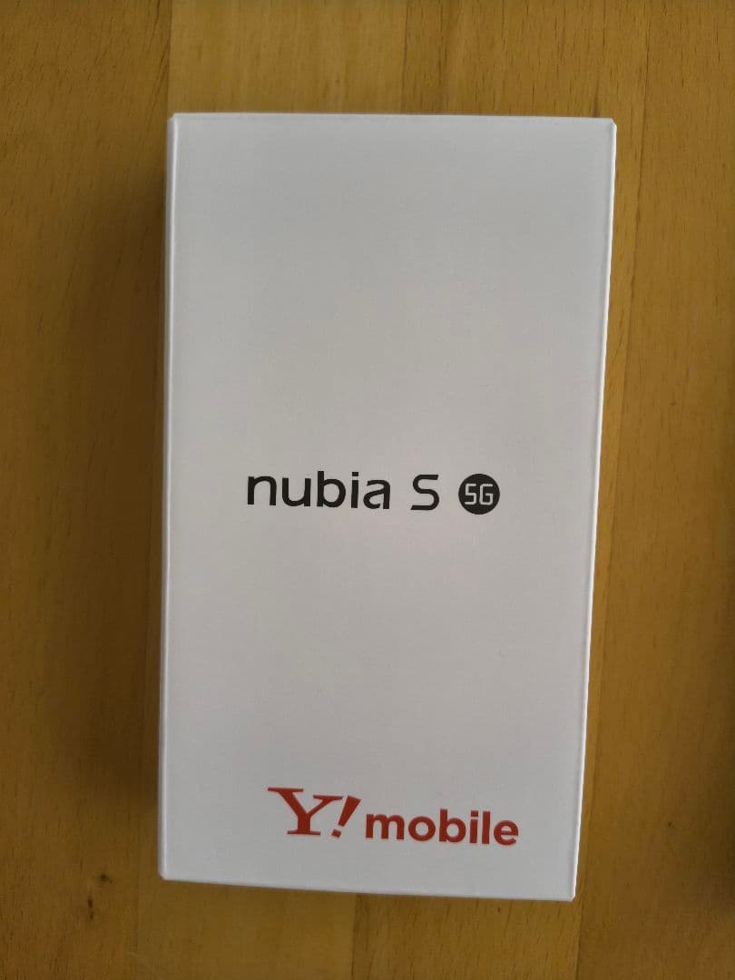 nubia S 5G Y!mobile 未使用