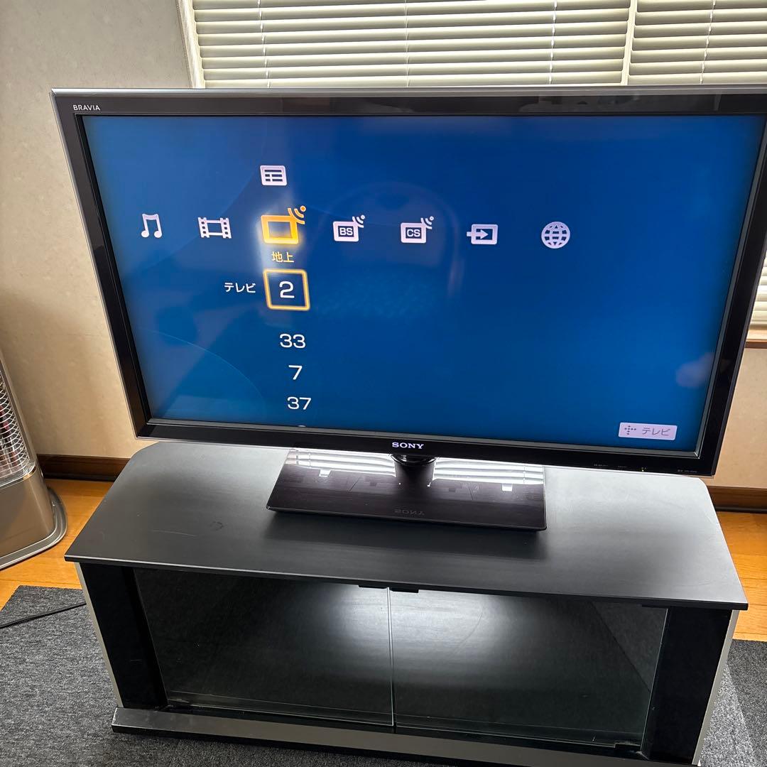 SONY BRAVIA 40型　KDL-40W5 テレビ台セットジャンク品