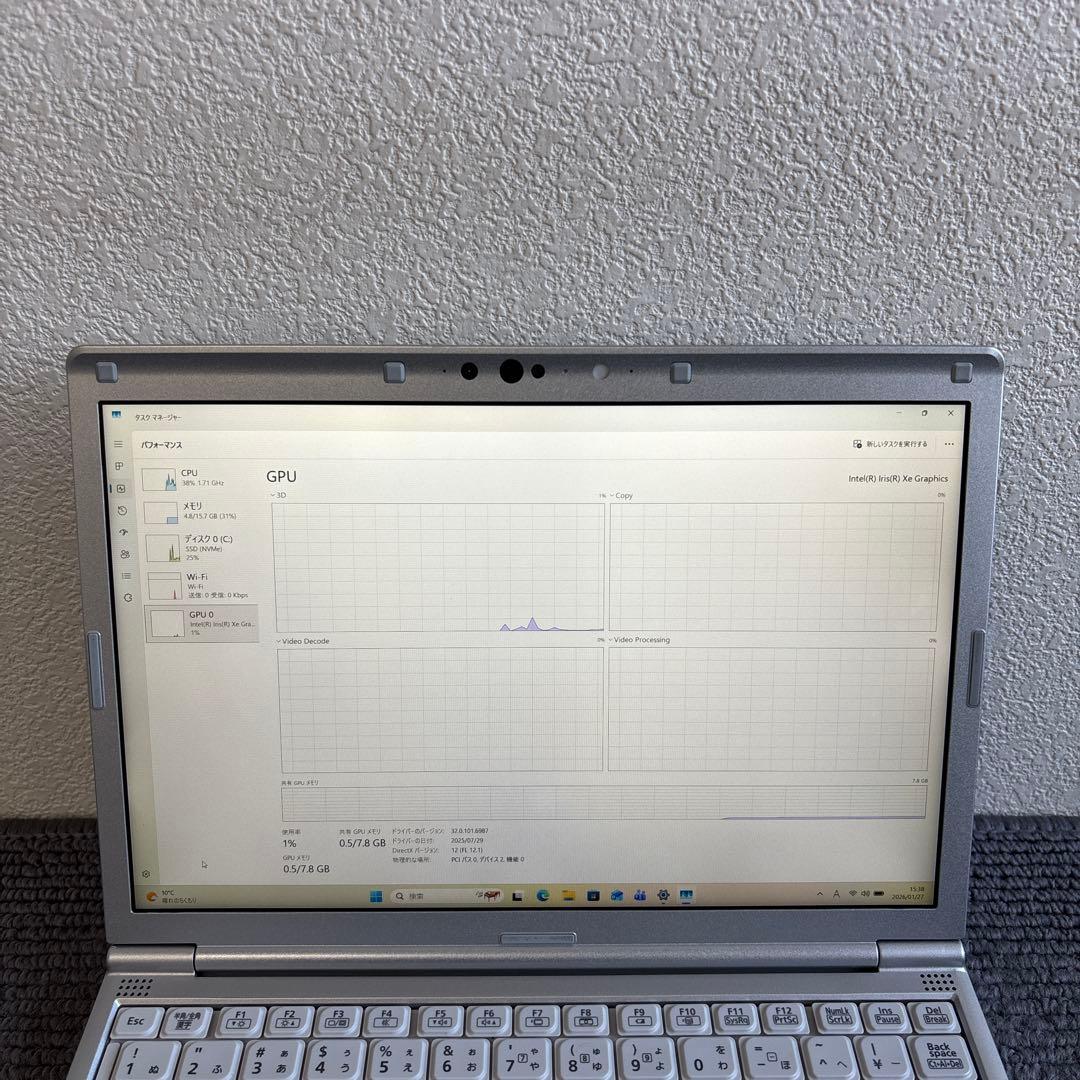 Panasonic CF-SV i5-1145G7 メモリ16GB #M6967