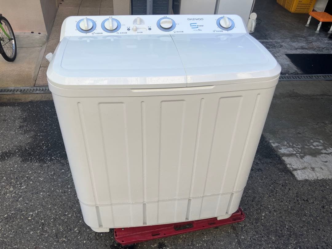 大阪引取限定　DAEWOO 二槽式洗濯機 DW-T60AW