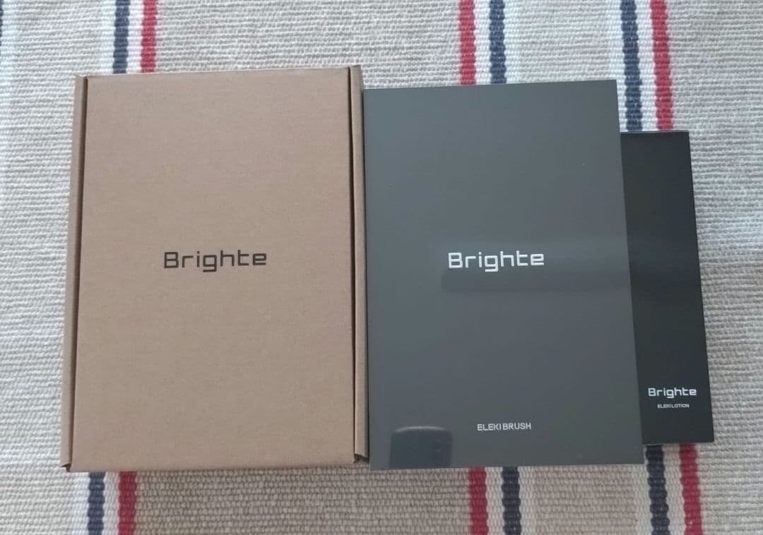 Brighte ブラック 未開封　ELEKI BRUSH BRT-FS145