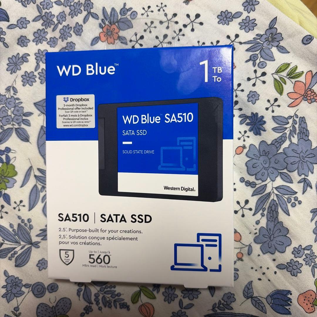 【新品】WD Blue SA510 1TB SATA SSD 2.5インチ