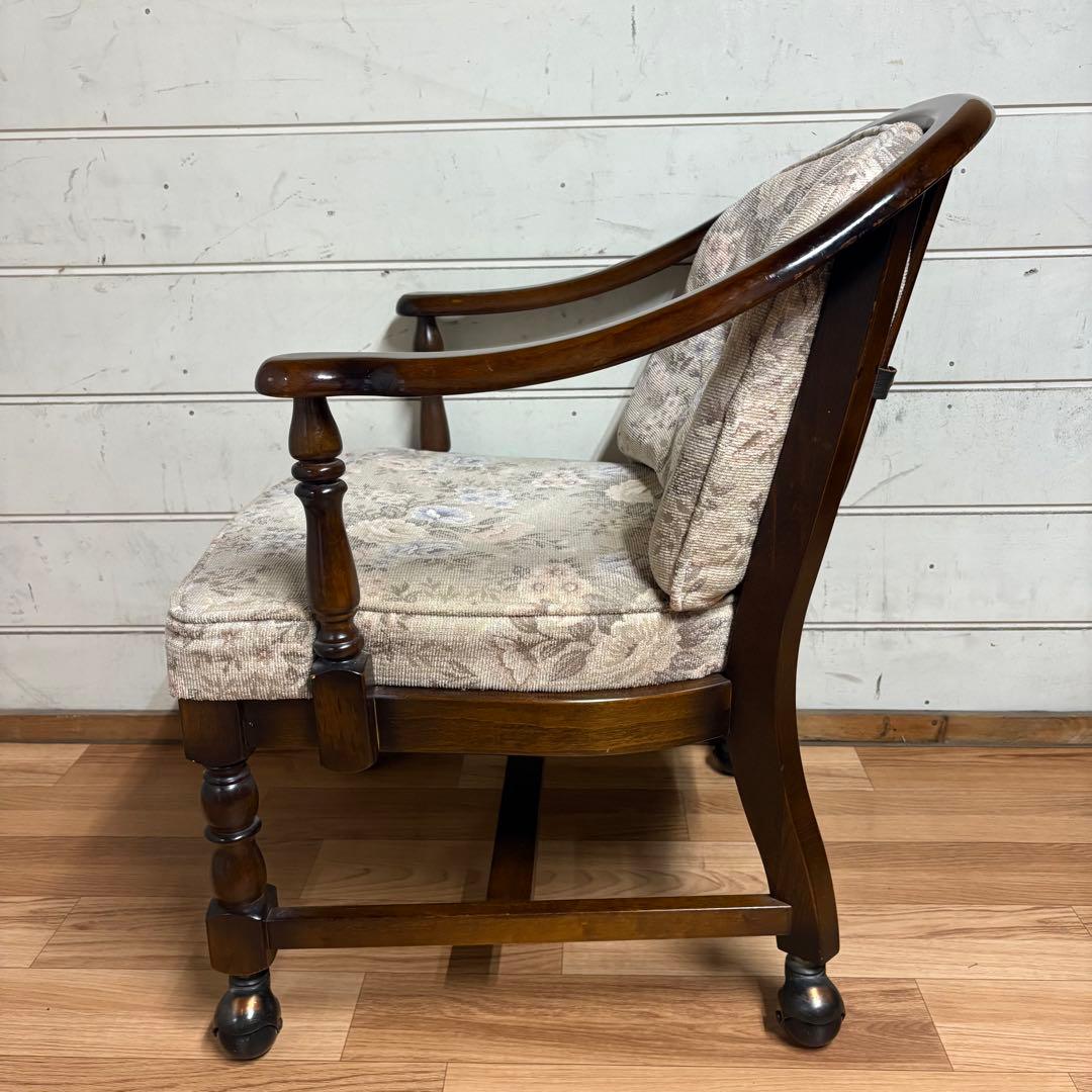 karimoku アームチェア　キャスター付き　コロニアル　1/4