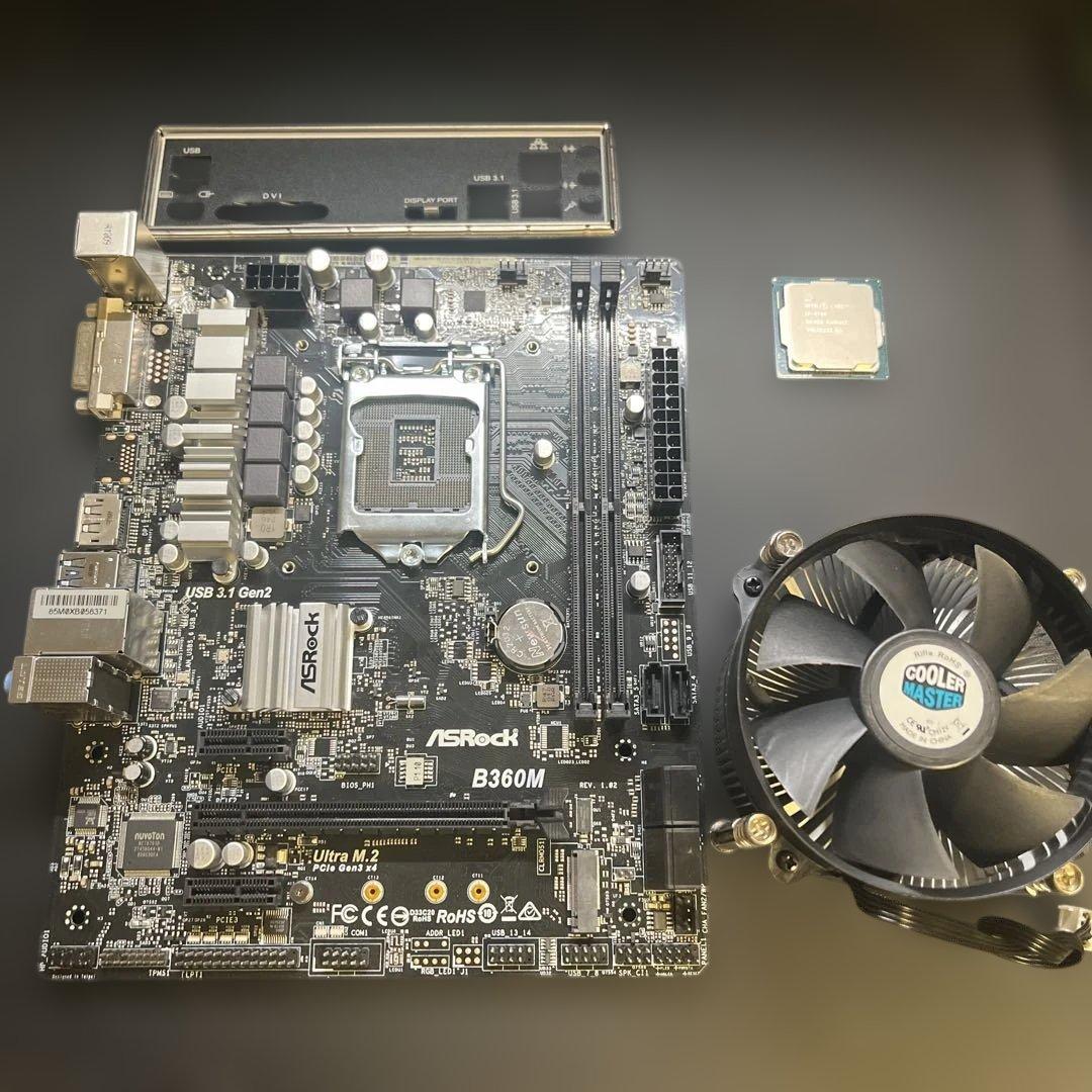 マザーボード ASRock B360M intel i7 8700