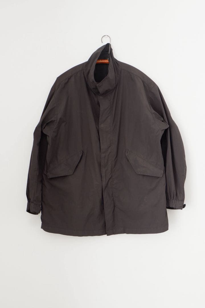 21AW ATON ショートモッズコート チャコールグレー サイズ2